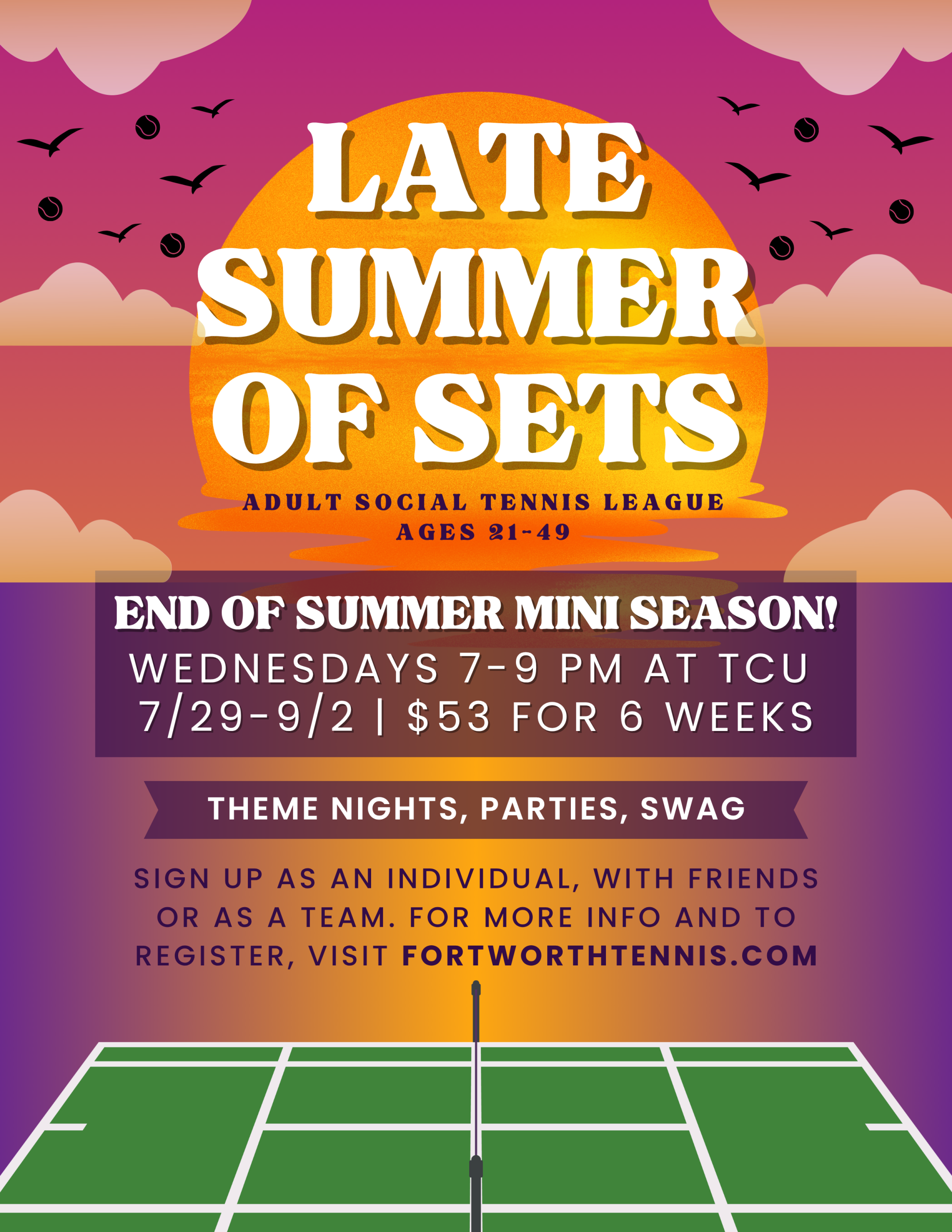 Late Summer of Sets Registration is OPEN!